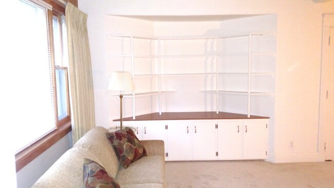 Custom book shelves cabinets - 2504 Chili Ave Apartments Unit 2