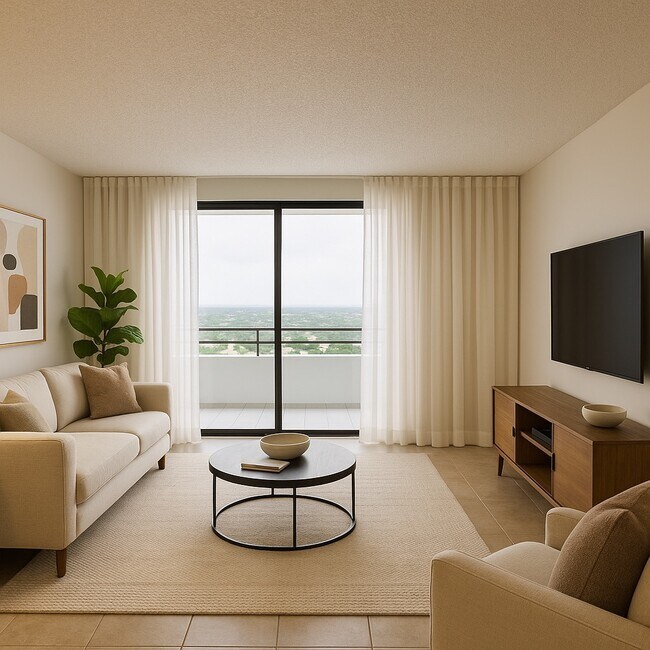 Living room - 2500 Parkview Dr Unit 1909