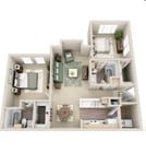 2BR/2BA