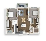 B2 floor plan View at Estancia