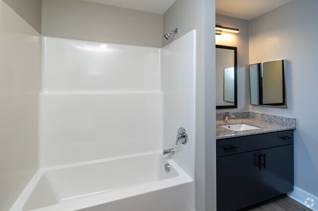 2BR, 2BA - 1,138SF - Primary Bathroom - Dunean Creek Apartments
