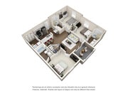 Plano de planta C3AR Haven at Patterson Place