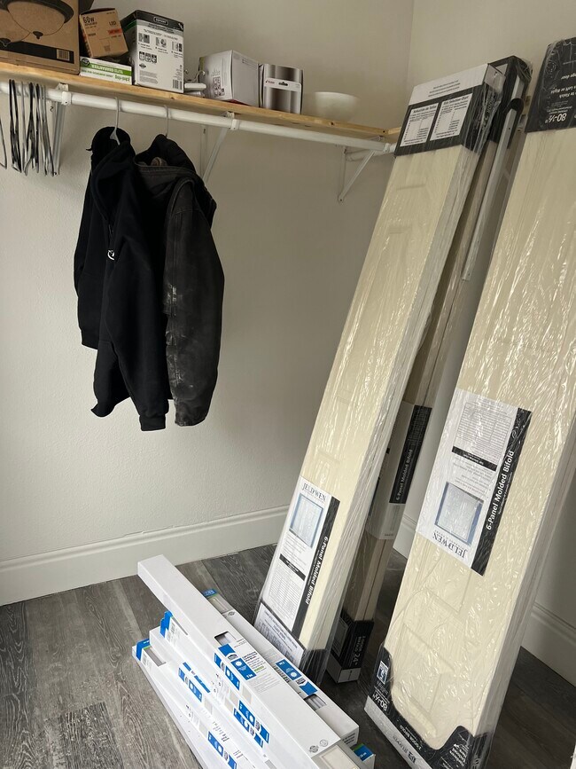Walk in closet off master. - 206 Tompkins St Apartments Unit Upstairs flat