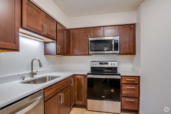 2BR, 2BA - 1,000SF - Kitchen - Monterey Apartments