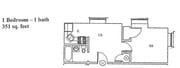 1BR/1BA
