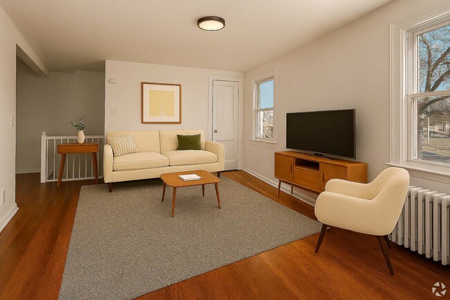 2BR, 1BA - 815SF - LR - Virtually Staged - Jefferson Gardens