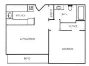 1BR/1BA