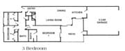 3BR/2BA
