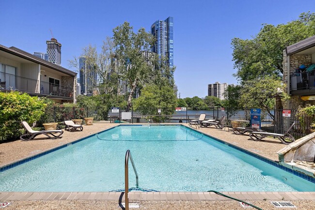 Private pool & access to Ladybird Lake - 500 E Riverside Dr Condo Unit 256