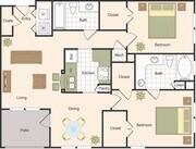 Two Bedroom Floorplan