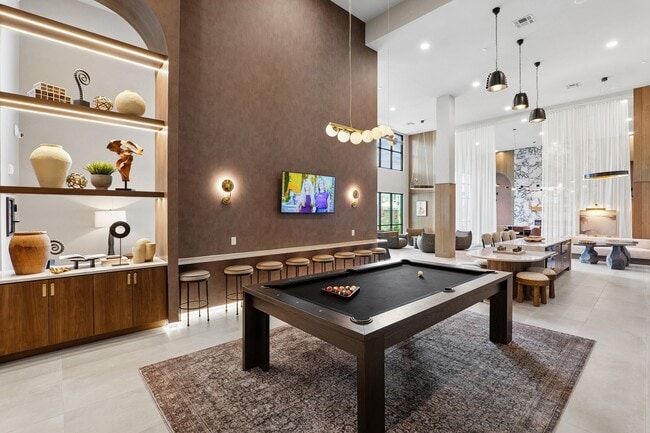 Social Lounge with Billiards & Games - Entertain friends, play games or meet neighbors without leaving home.