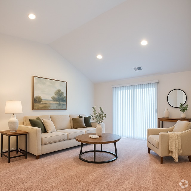 2nd floor unit living space - Pinewoods Circle Rental