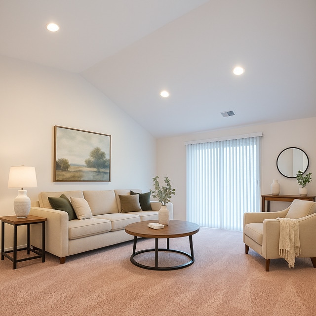 2nd floor unit living space - Pinewoods Circle Rental