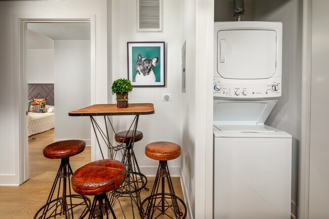 Dining Room and Washer and Dryer