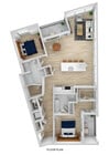 Plano de planta B23 10 WestEdge