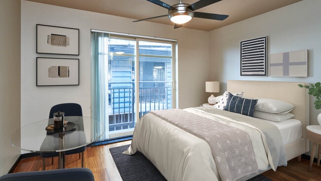 Studio with Juliet Balcony and Hard Surface Flooring