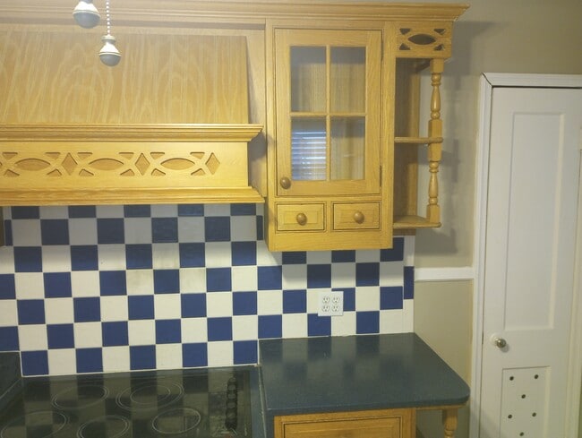Kitchen storage over stove - 579 High Point Ter