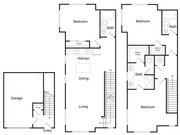 TH2 | 3 bed 3 bath | 1,675 sq. ft.