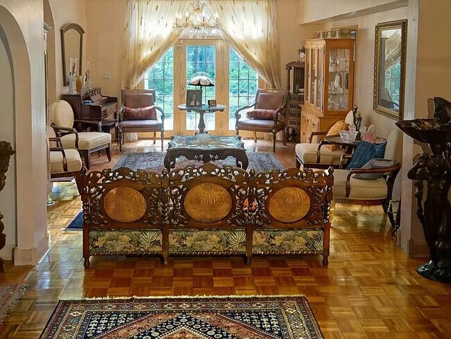 Living Room + French Doors - 2601 Cool Spring Rd