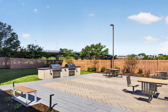 Enclosed Courtyard with Grils