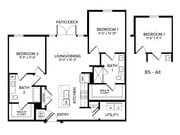 B5 ALT 2 bed 2 bath 1089 square feet