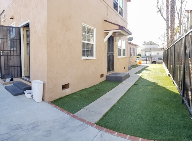 Outside Living Room and Kitchen Entrances