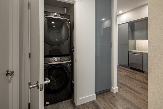 Upgrade Package in-home washer and dryer