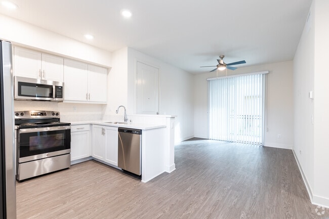 Sala de estar - Stadium Park Apartments