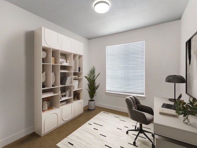 Bedroom with a Window - The Atlas Apartments
