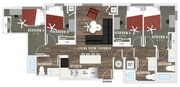 The Four Terrace- 1113 sqft.