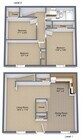 3BR, 1BA Townhome - 1164 pies cuadrados