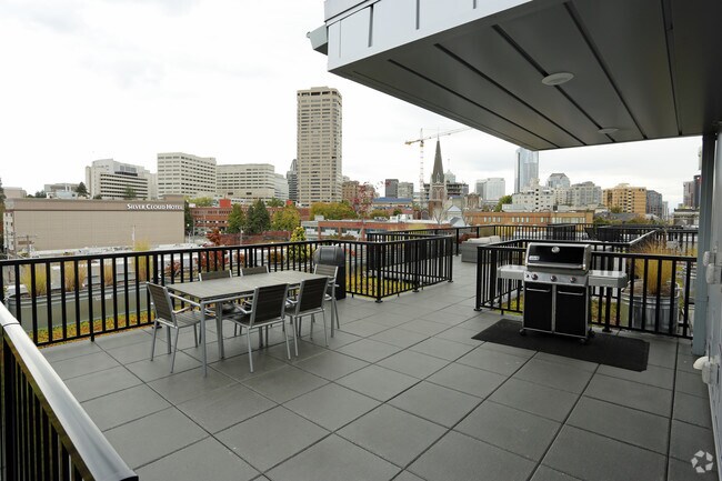 Roof Top with BBQ Grill and Dining Table