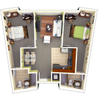 2x2: all units have 1 large and 1 standard