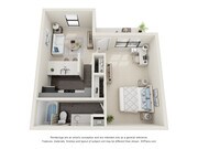 Studio 3D Floor Plan