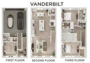 3 bed 3.5 bath townhome