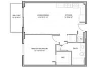 1 Bedroom, 1 Bath