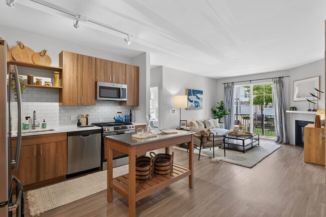 Gourmet Kitchen with Chef-Inspired Stainless Steel Appliance Package - The Madison at Marshfield