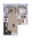 A1 floor plan Aspire at Silverleaf