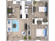2x1 Comfort Floorplan