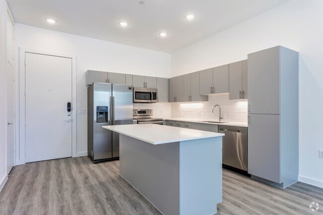 1BR,1BA - 715SF - Kitchen - Rawlins Street Flats