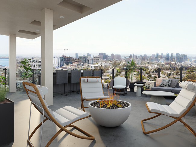 Rooftop Sky Lounge - Fourth and Laurel Apartments