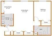 1BR/1BA