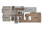 B6 floor plan Centro at Pine Nash