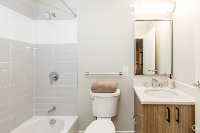 Studio Unit - 317SF - Bathroom - The Willows 55+ Community