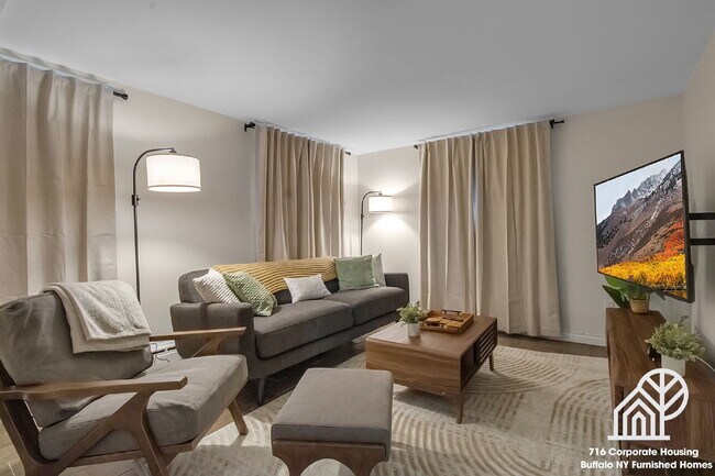 Photo - Furnished 2-Bedroom Apartment Minutes from Highmark Stadium Unit 1
