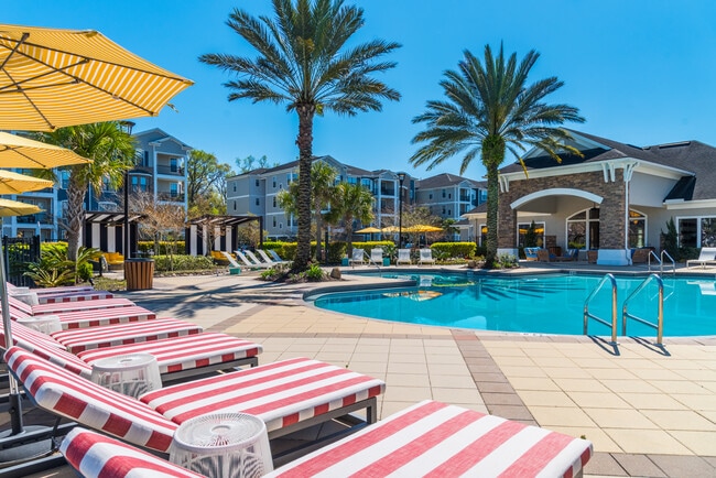 Relax poolside and let the day drift away.