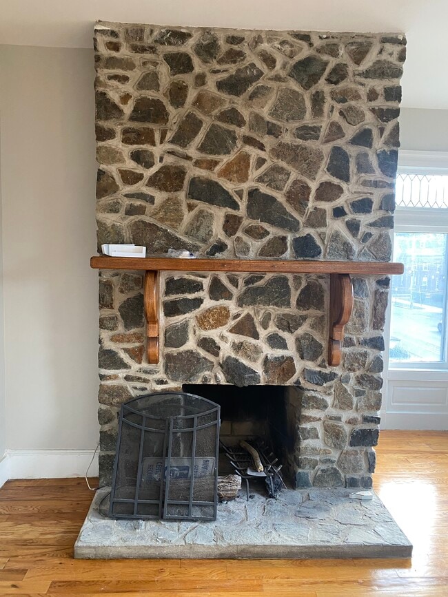 Non-working fireplace. - 225 Sherman Ave Unit 2A