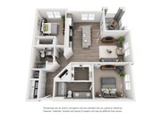B2 - Leon_2Bed_2Bath_1151 Sq Ft
