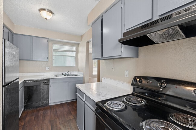3BR, 2BA - 1,152SF - Kitchen