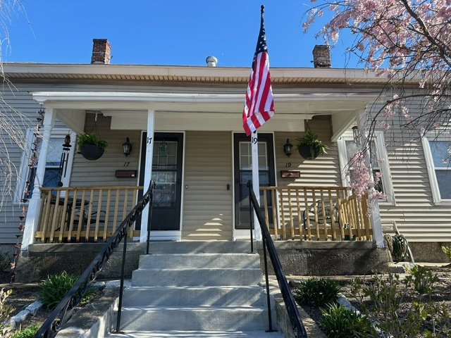 Front steps - 19 Shelby St Townhome